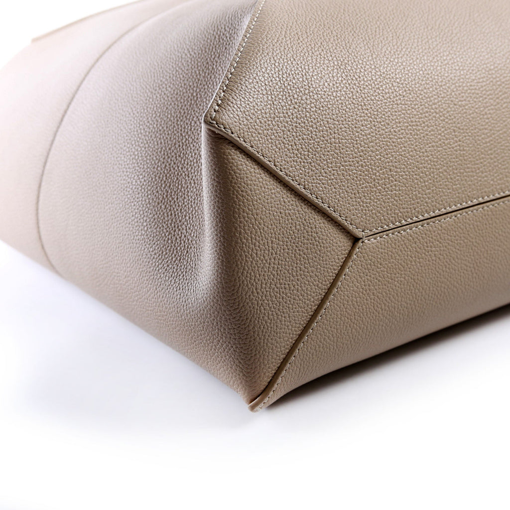 Puzzle Fold Tote Horizontal Medium Grained Calfskin