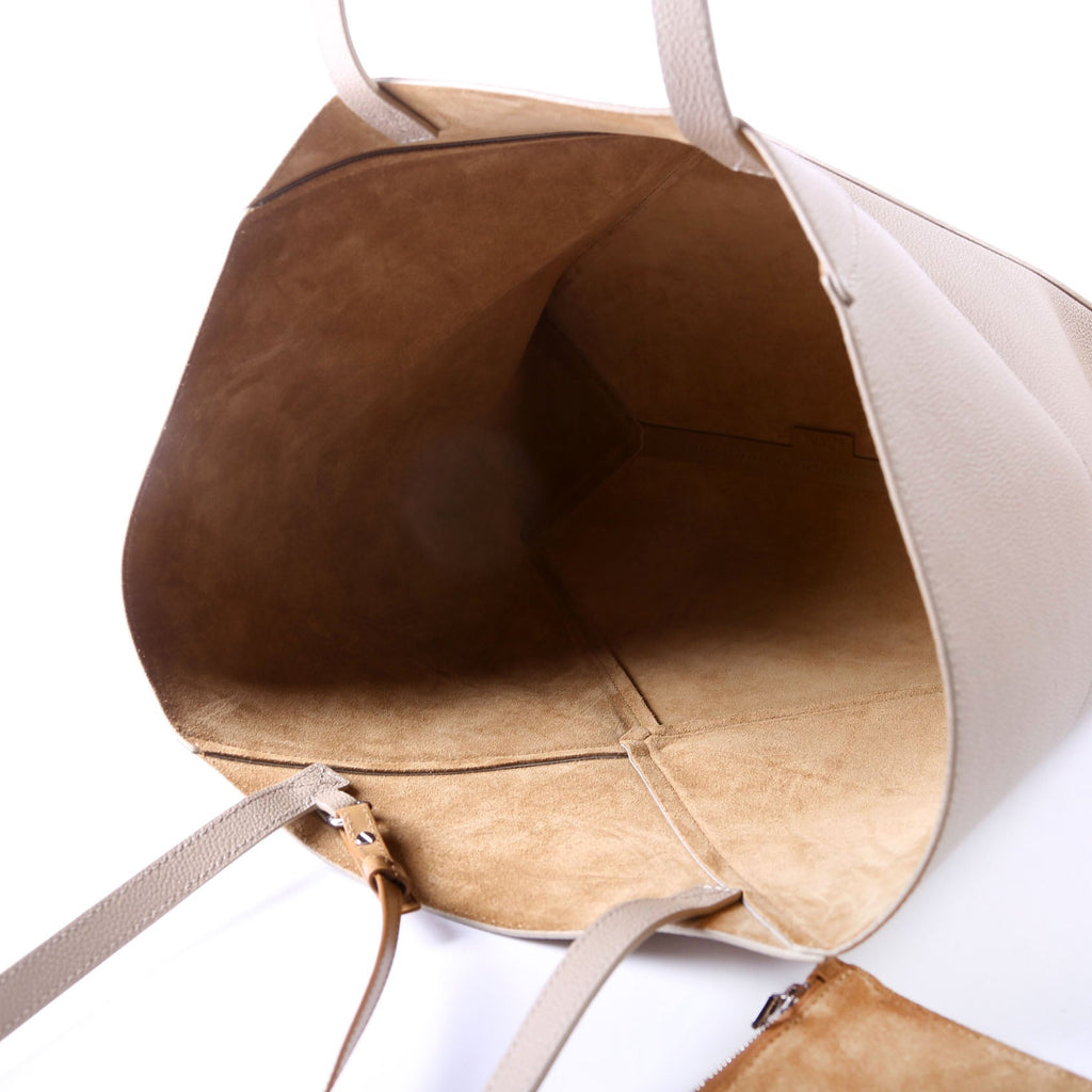 Puzzle Fold Tote Horizontal Medium Grained Calfskin