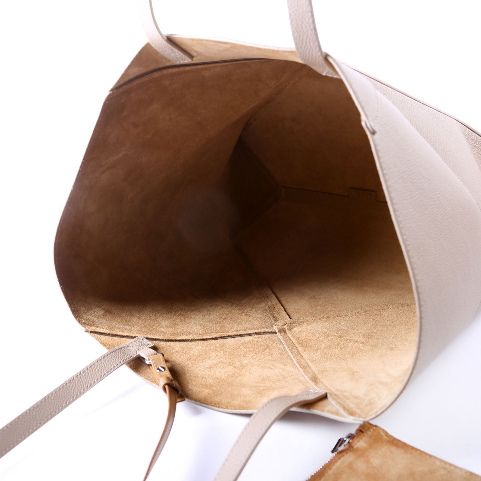 Puzzle Fold Tote Horizontal Medium Grained Calfskin