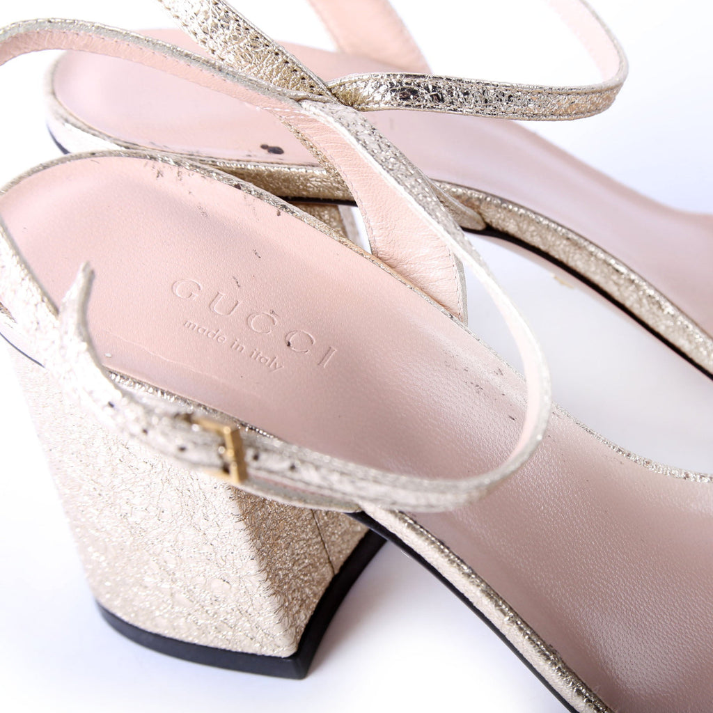 GG Marmont Sandal Heels Size 37.5