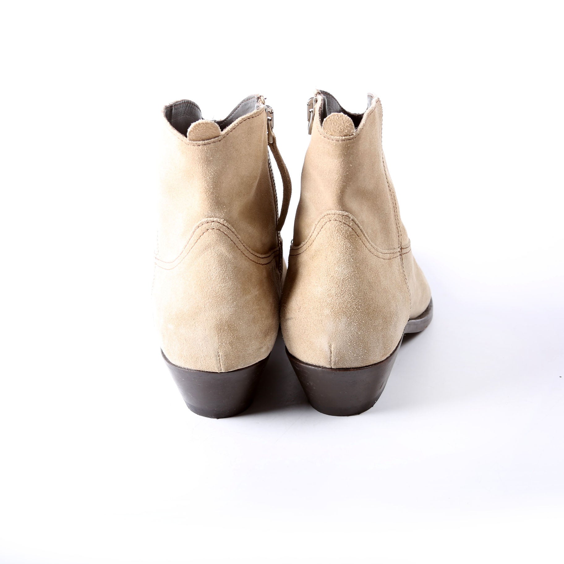 Young Suede Western Boots Size 38