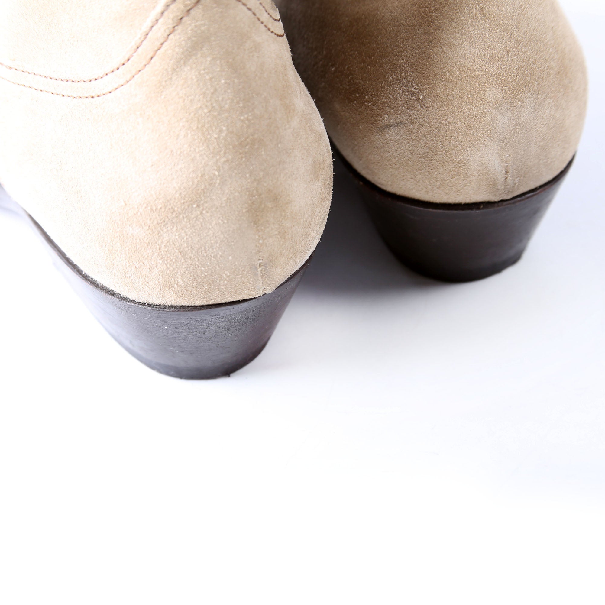 Young Suede Western Boots Size 38