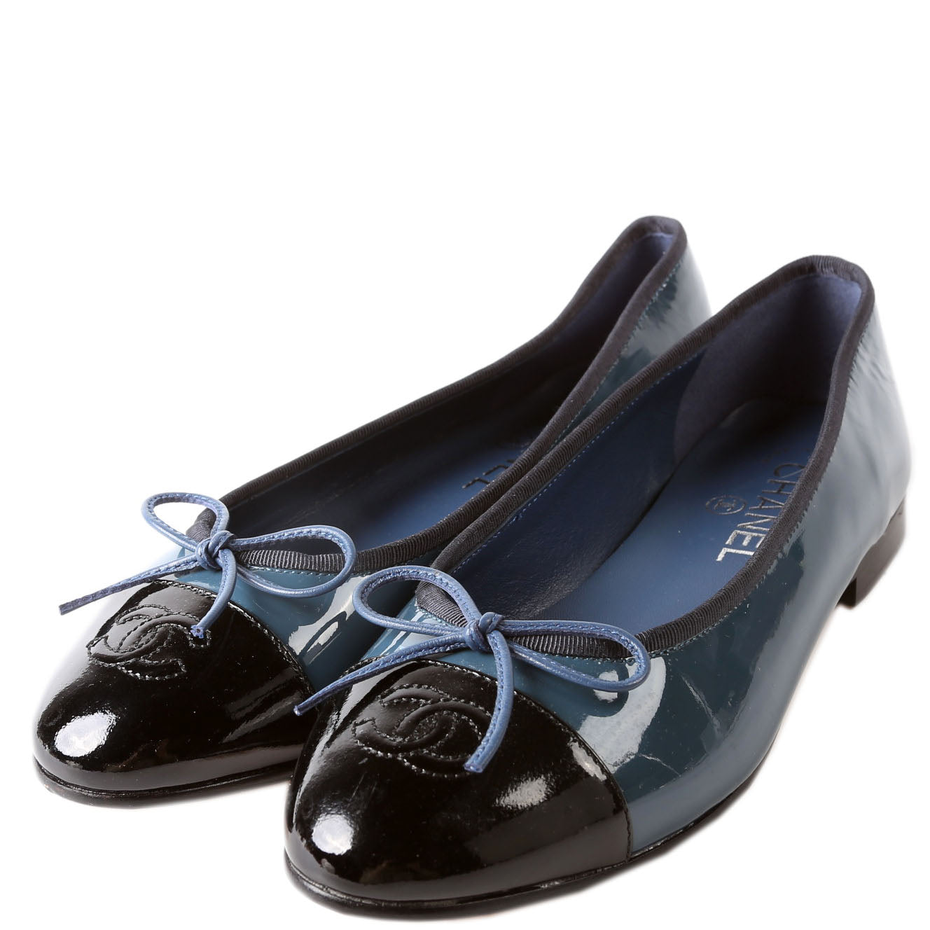 Cap Toe Ballet Flats Size 38