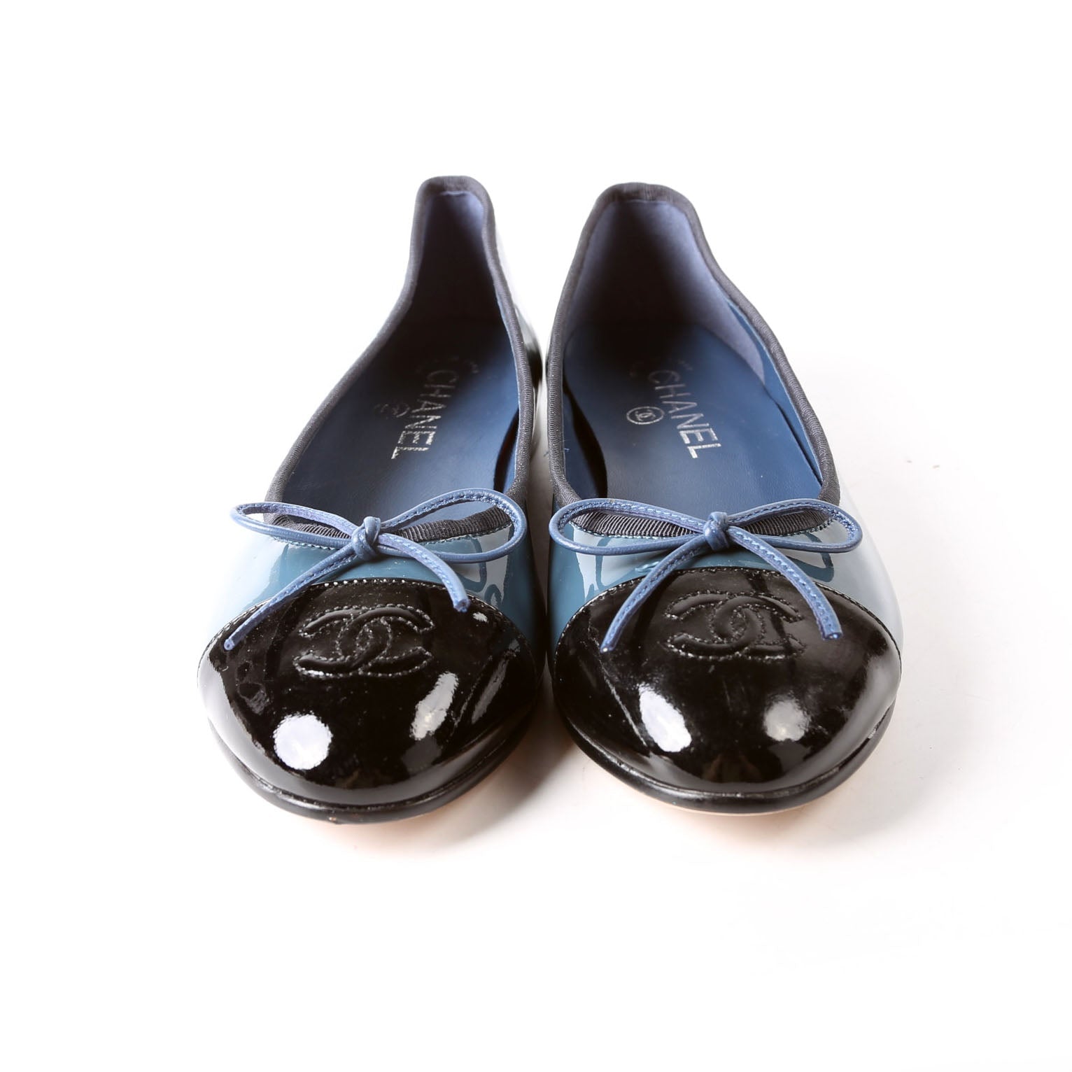 Cap Toe Ballet Flats Size 38