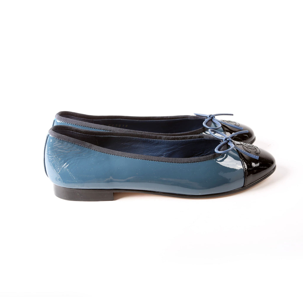 Cap Toe Ballet Flats Size 38