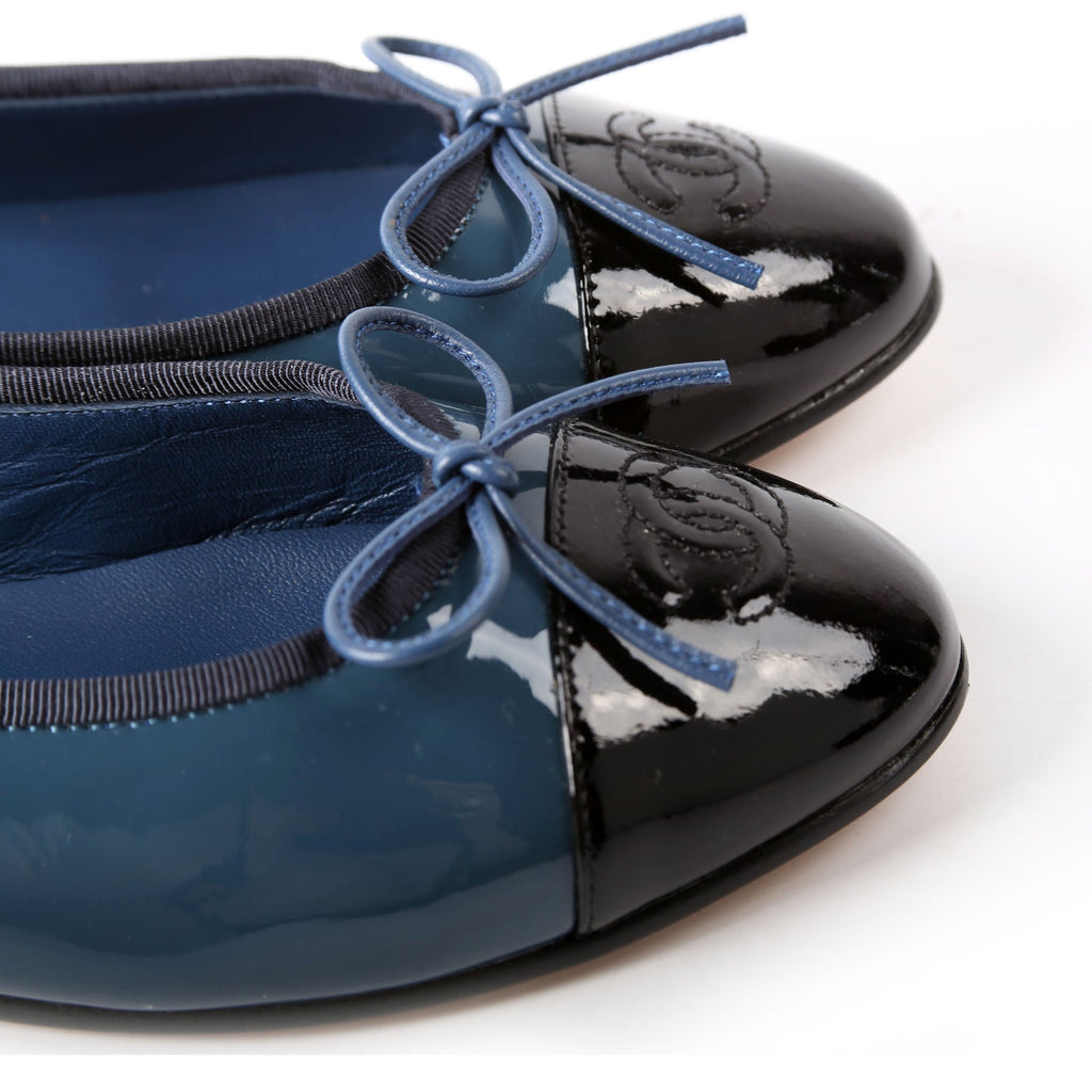 Cap Toe Ballet Flats Size 38