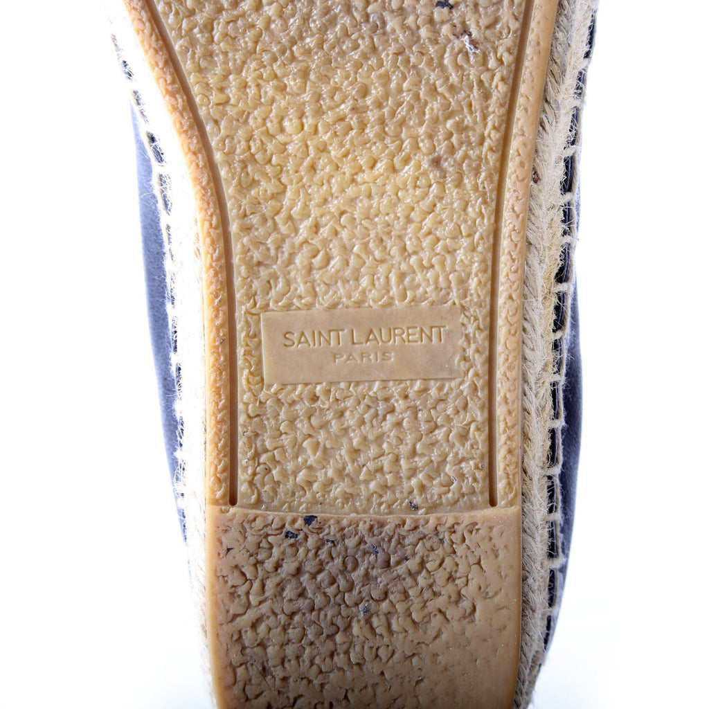SAINT LAURENT YSL Logo Espadrilles Size 35