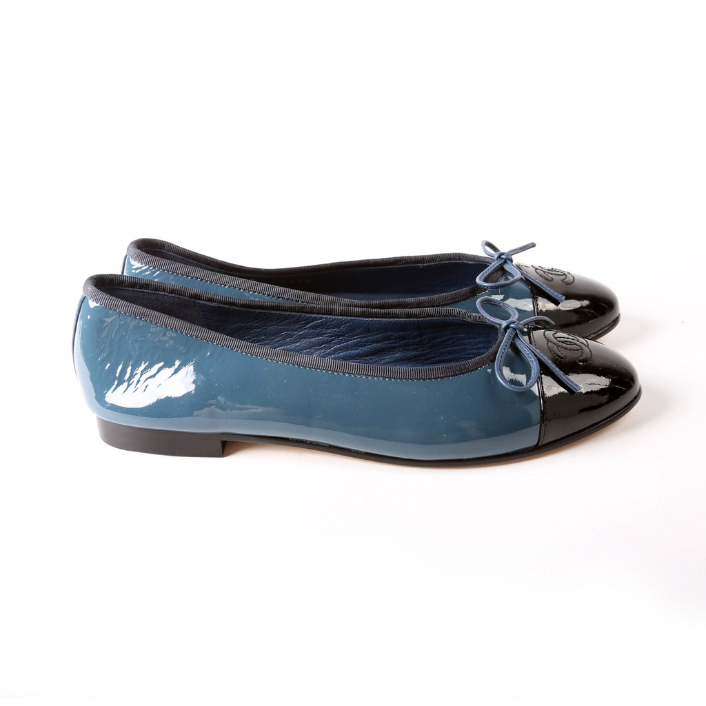 Cap Toe Ballet Flats Size 39