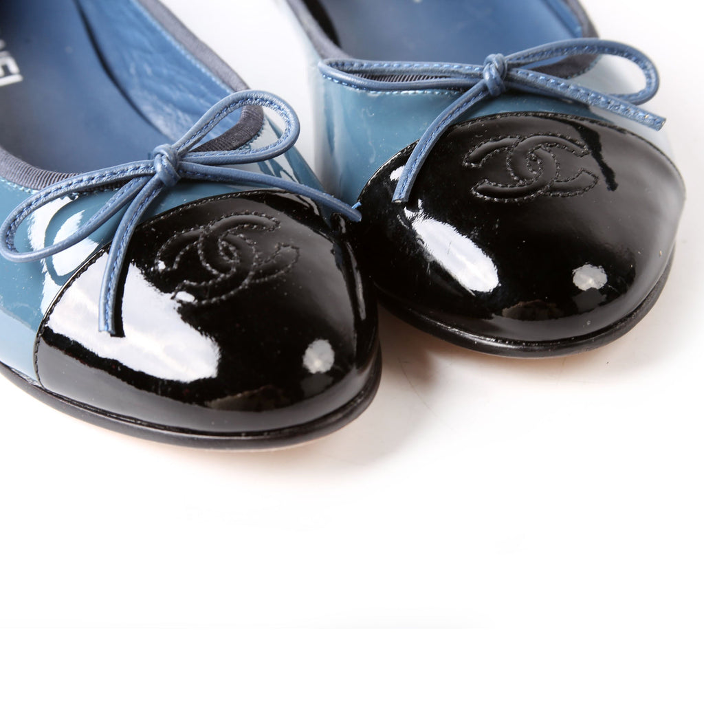 Cap Toe Ballet Flats Size 39