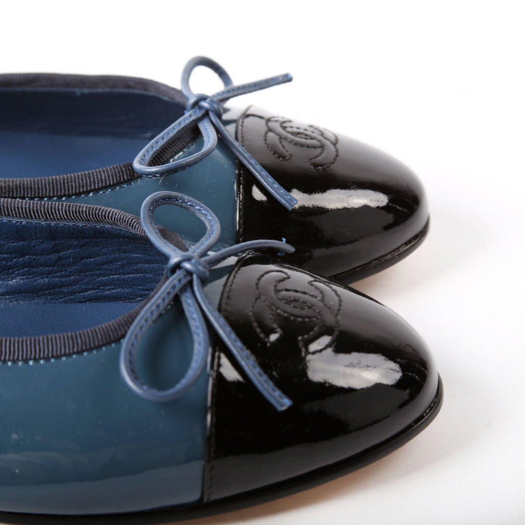Cap Toe Ballet Flats Size 39