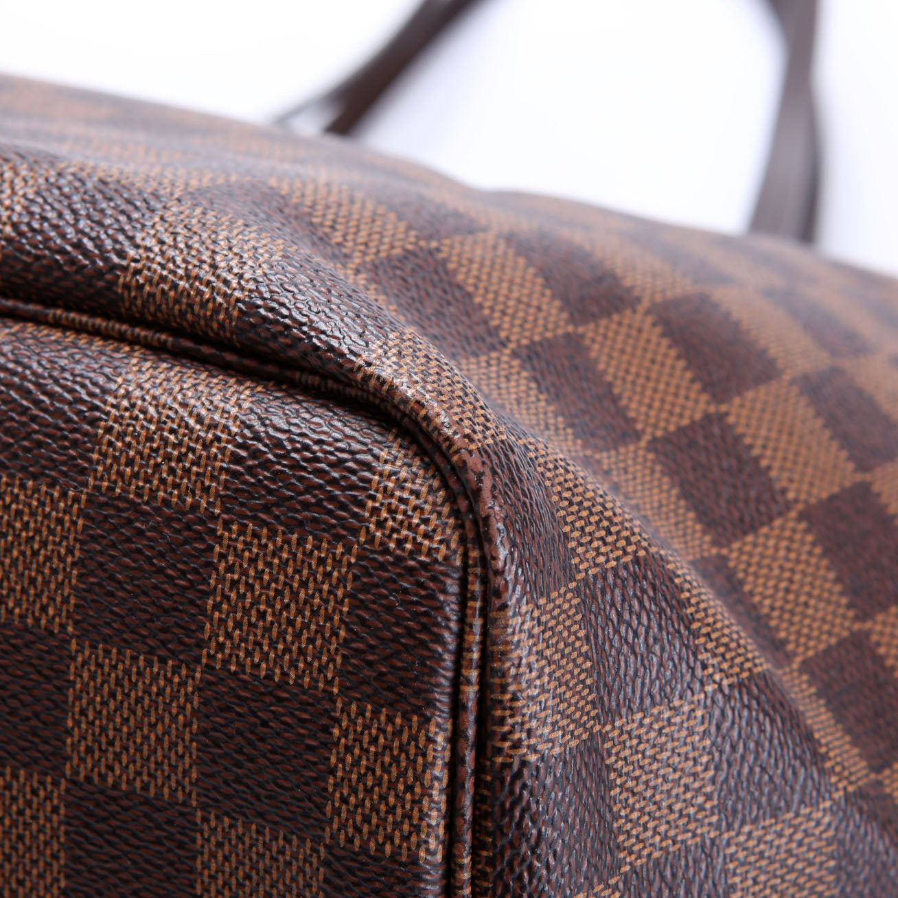 Neverfull With Wallet MM Damier Ebene Red