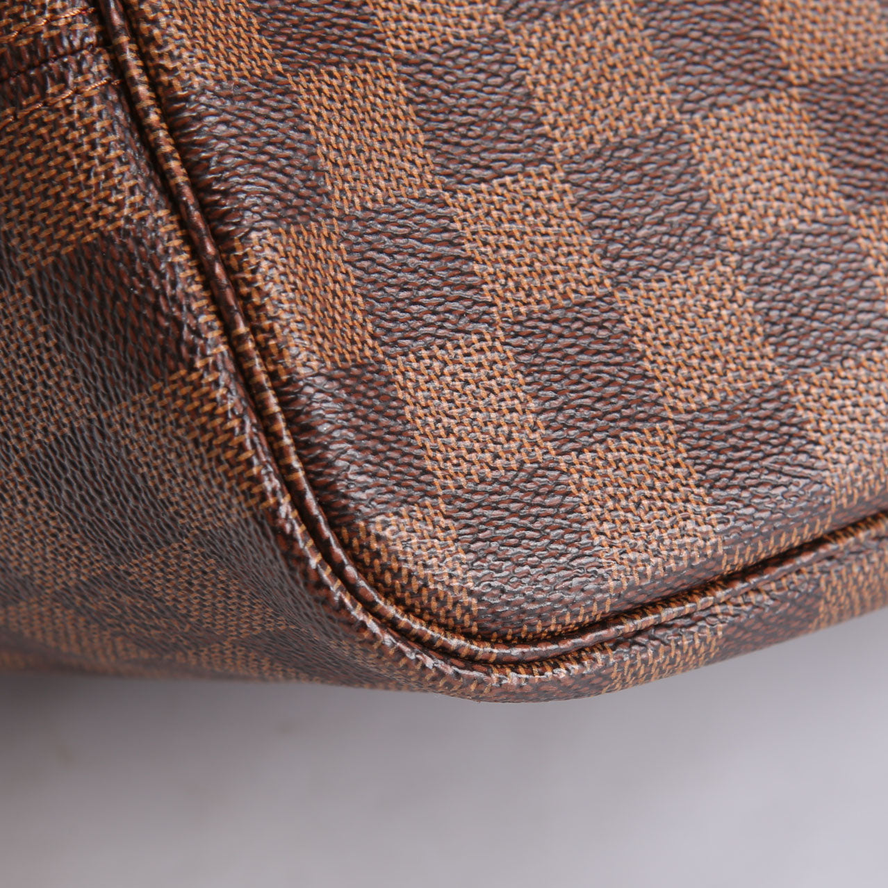 Neverfull With Wallet MM Damier Ebene Red