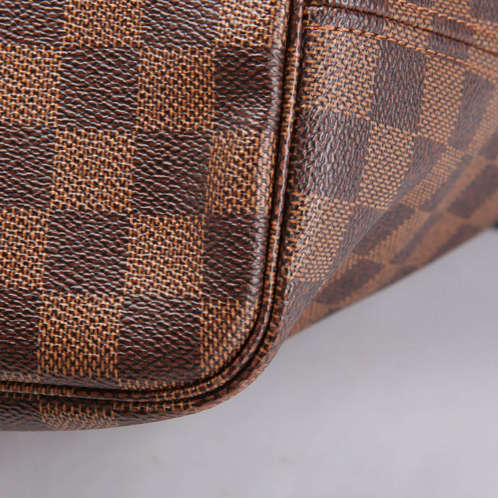 Neverfull With Wallet MM Damier Ebene Red