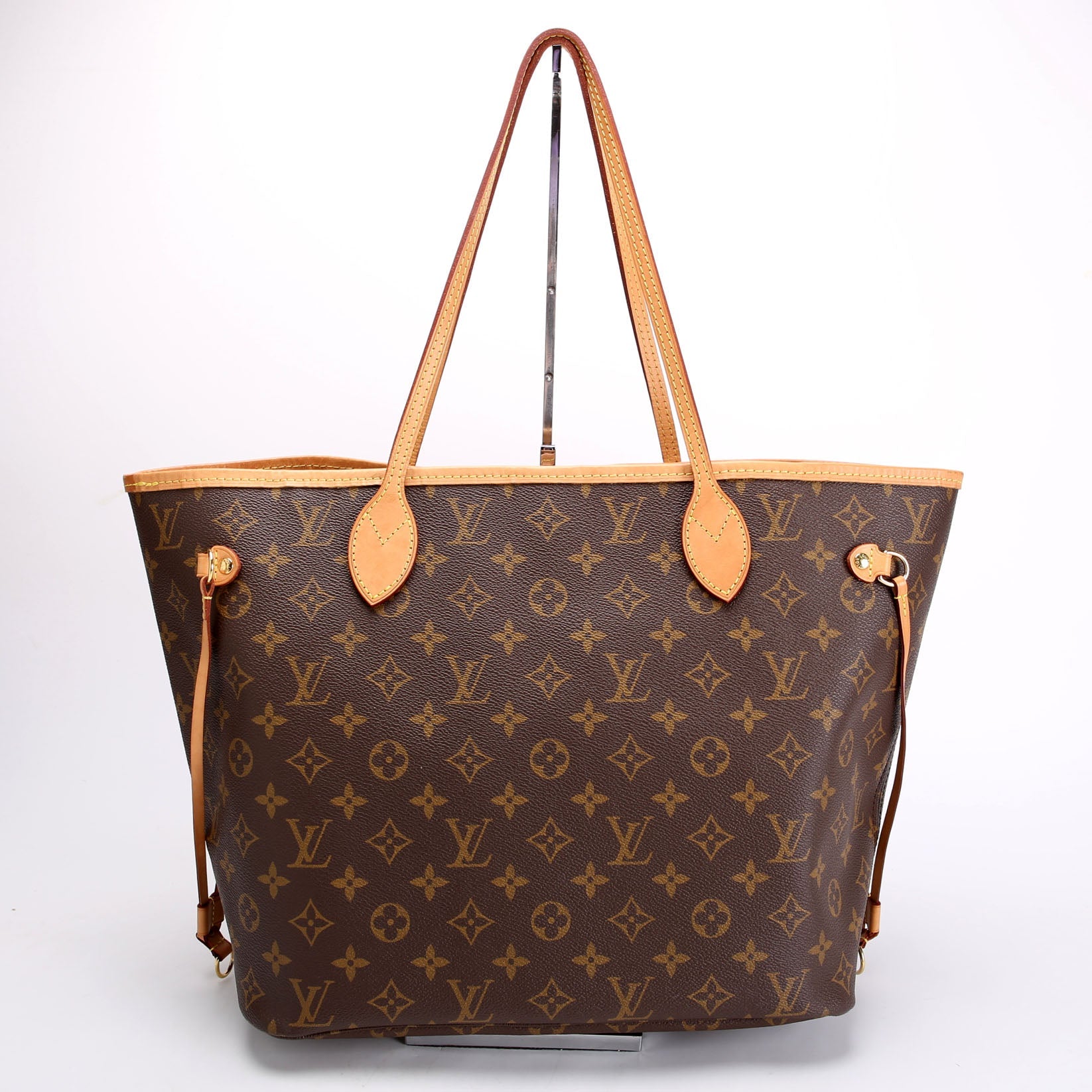 Neverfull With Wallet MM Monogram Beige