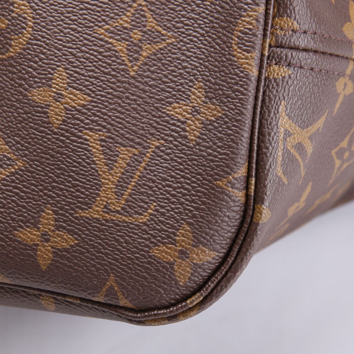 Neverfull With Wallet MM Monogram Beige