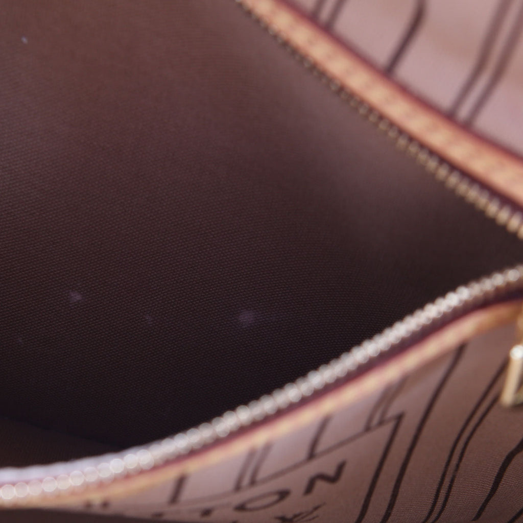 Neverfull With Wallet MM Monogram Beige