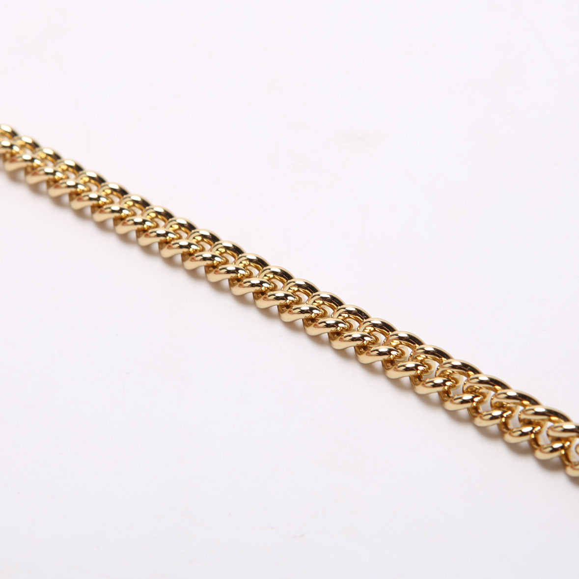 725219 Blondie Leather Chain Wallet Ivory