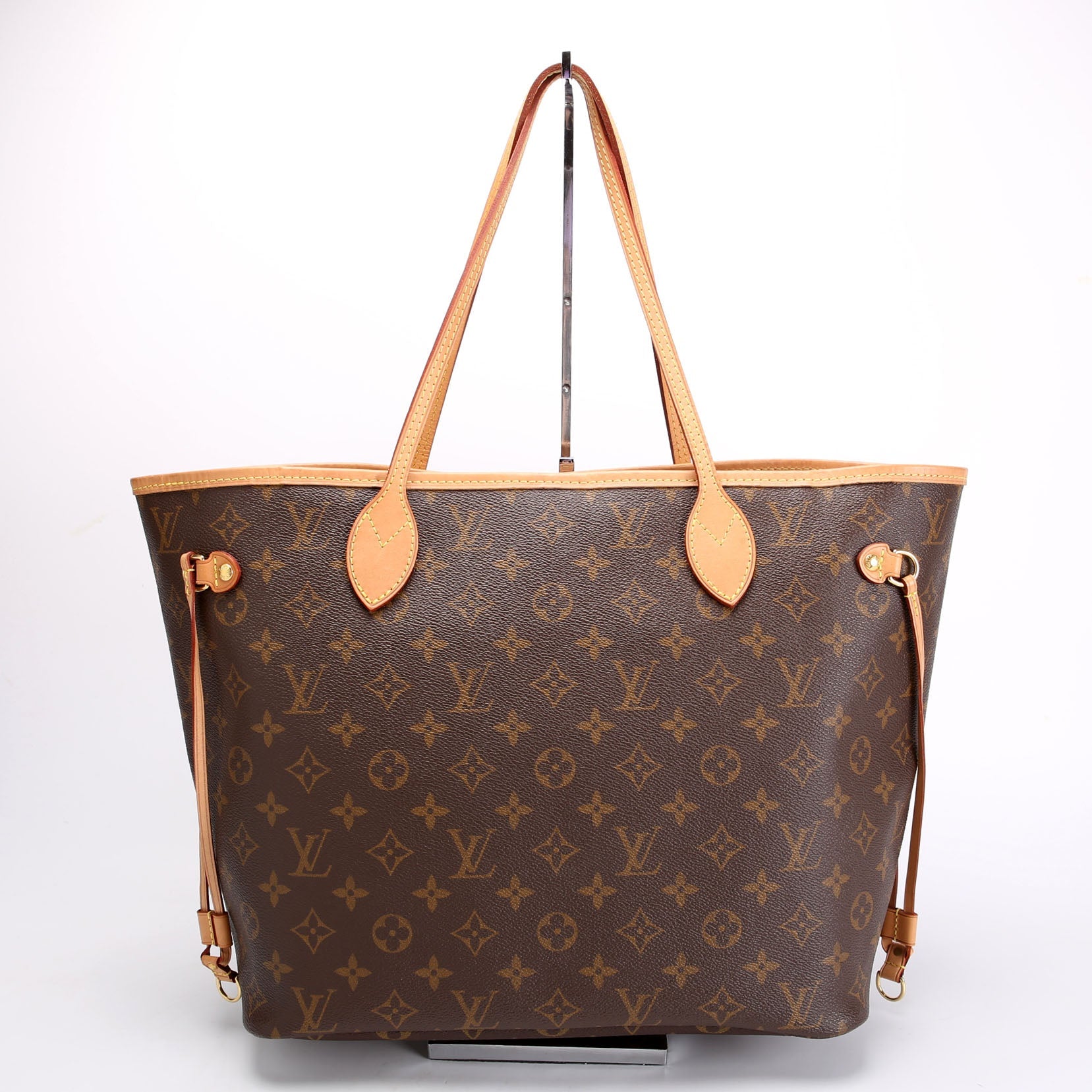 Neverfull With Wallet MM Monogram Beige