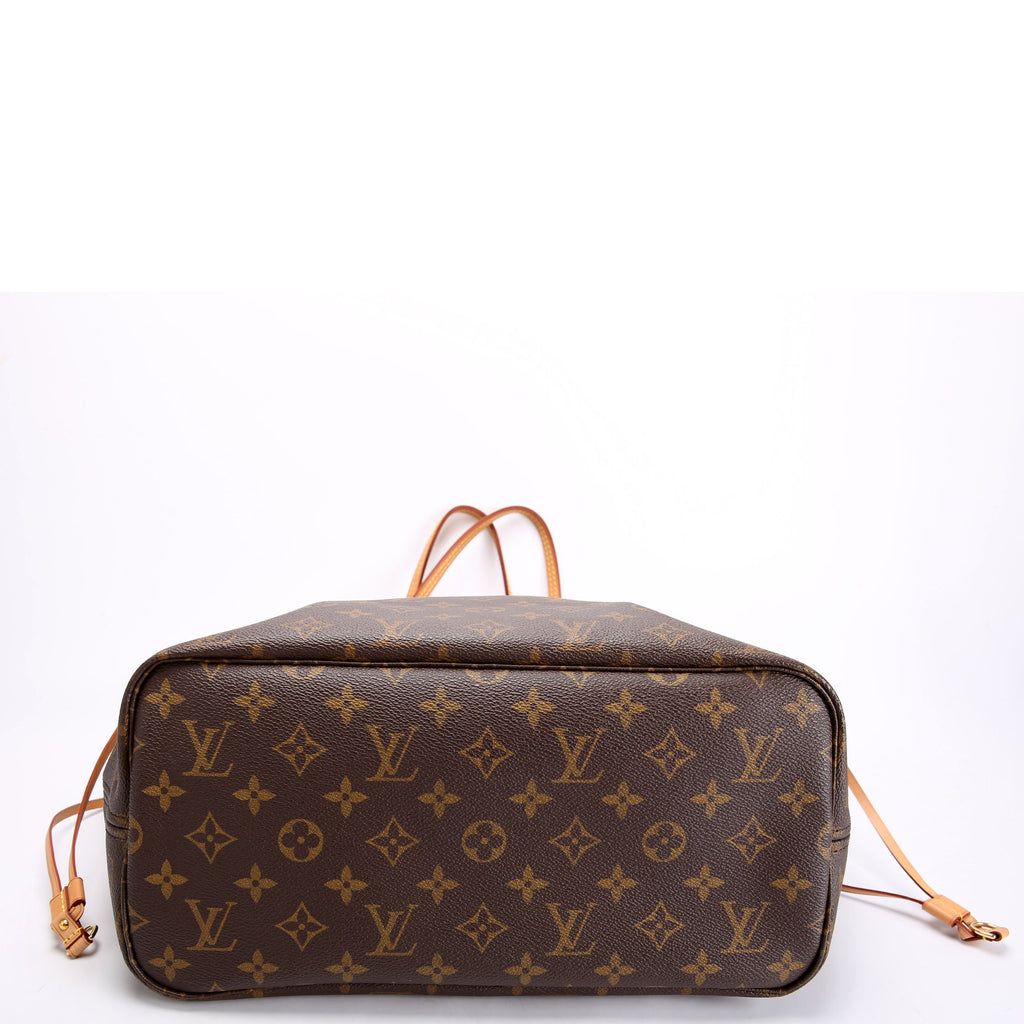 Neverfull With Wallet MM Monogram Beige