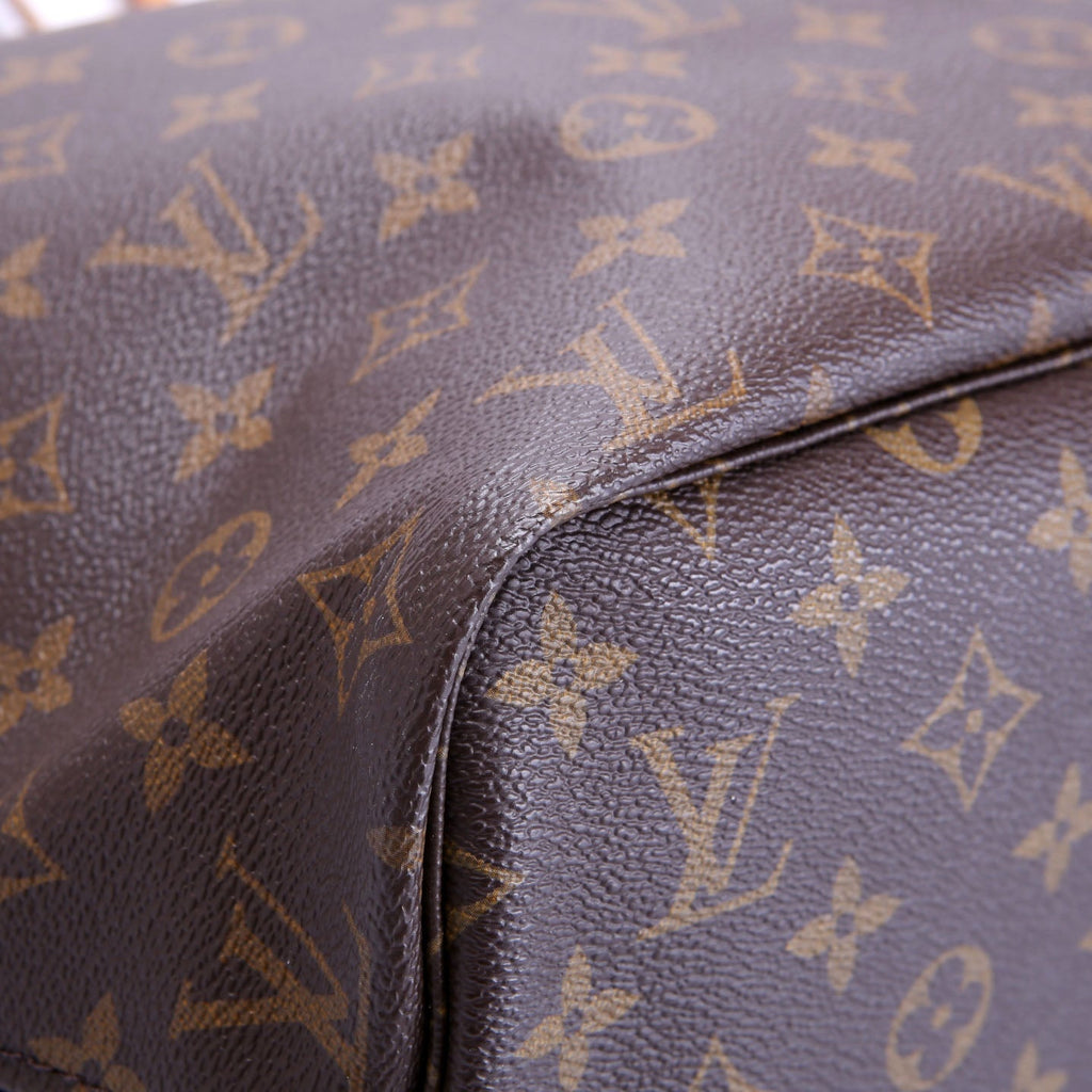 Neverfull With Wallet MM Monogram Beige