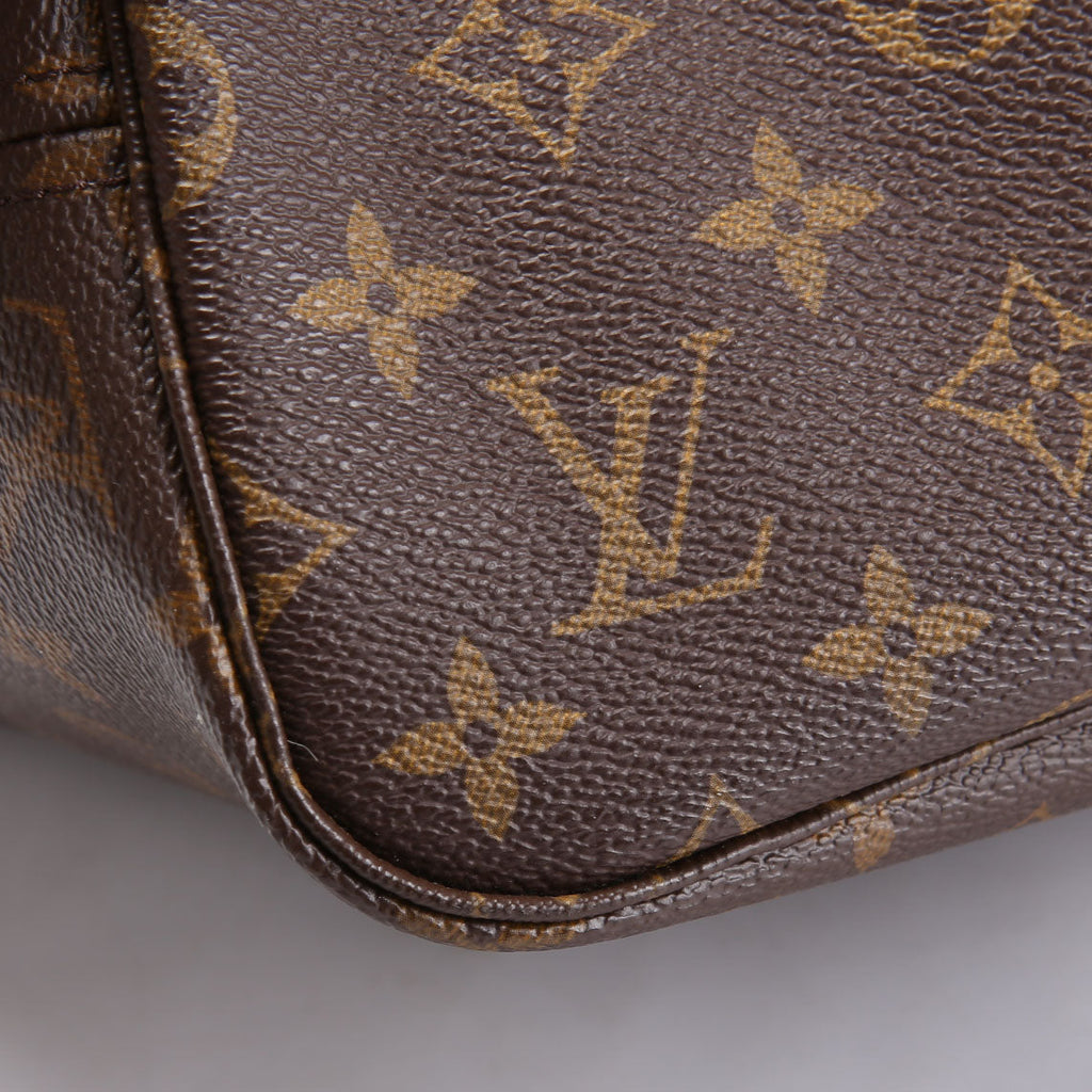 Neverfull With Wallet MM Monogram Beige