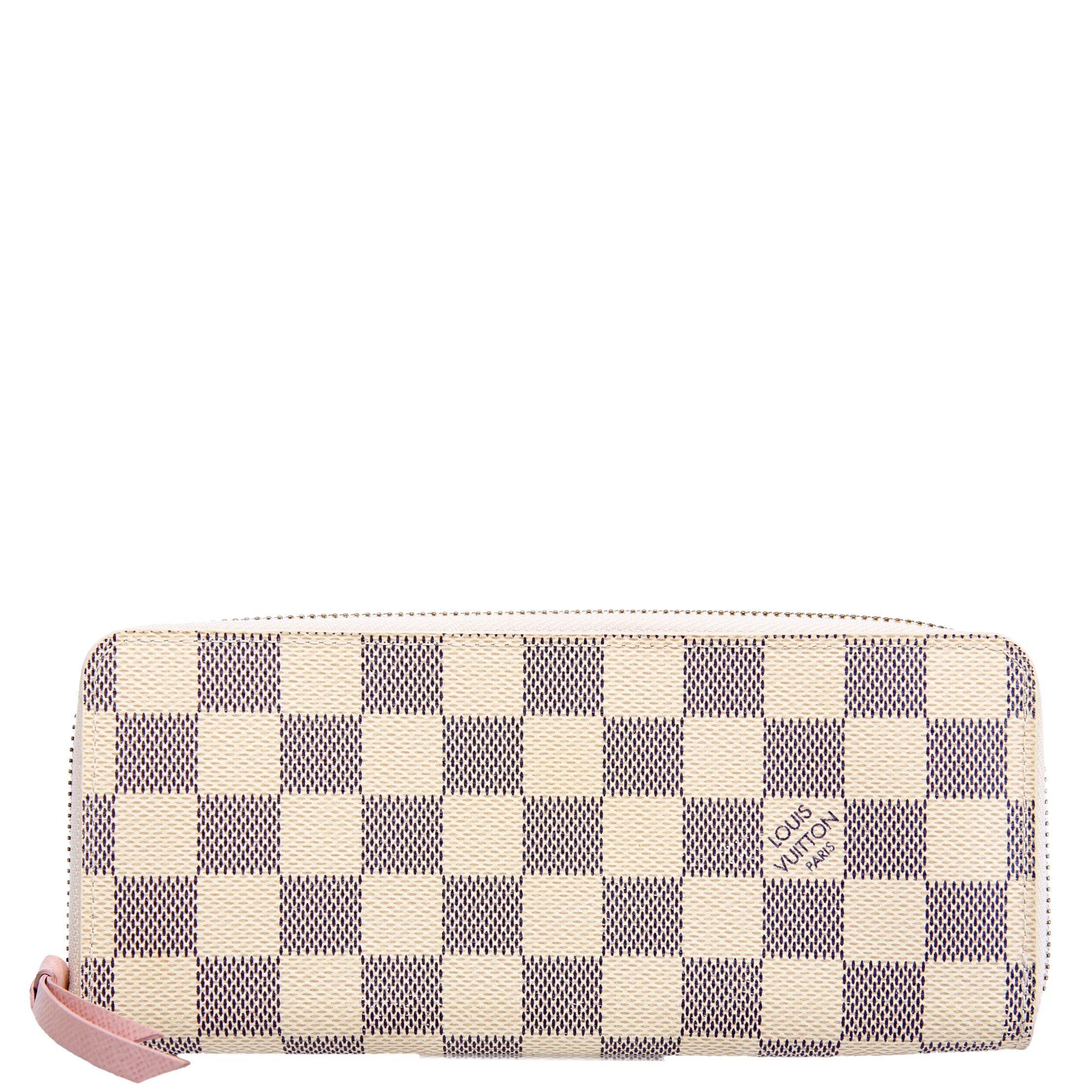 Clemence Wallet Damier Azur