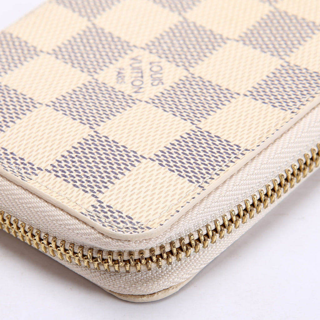 Clemence Wallet Damier Azur