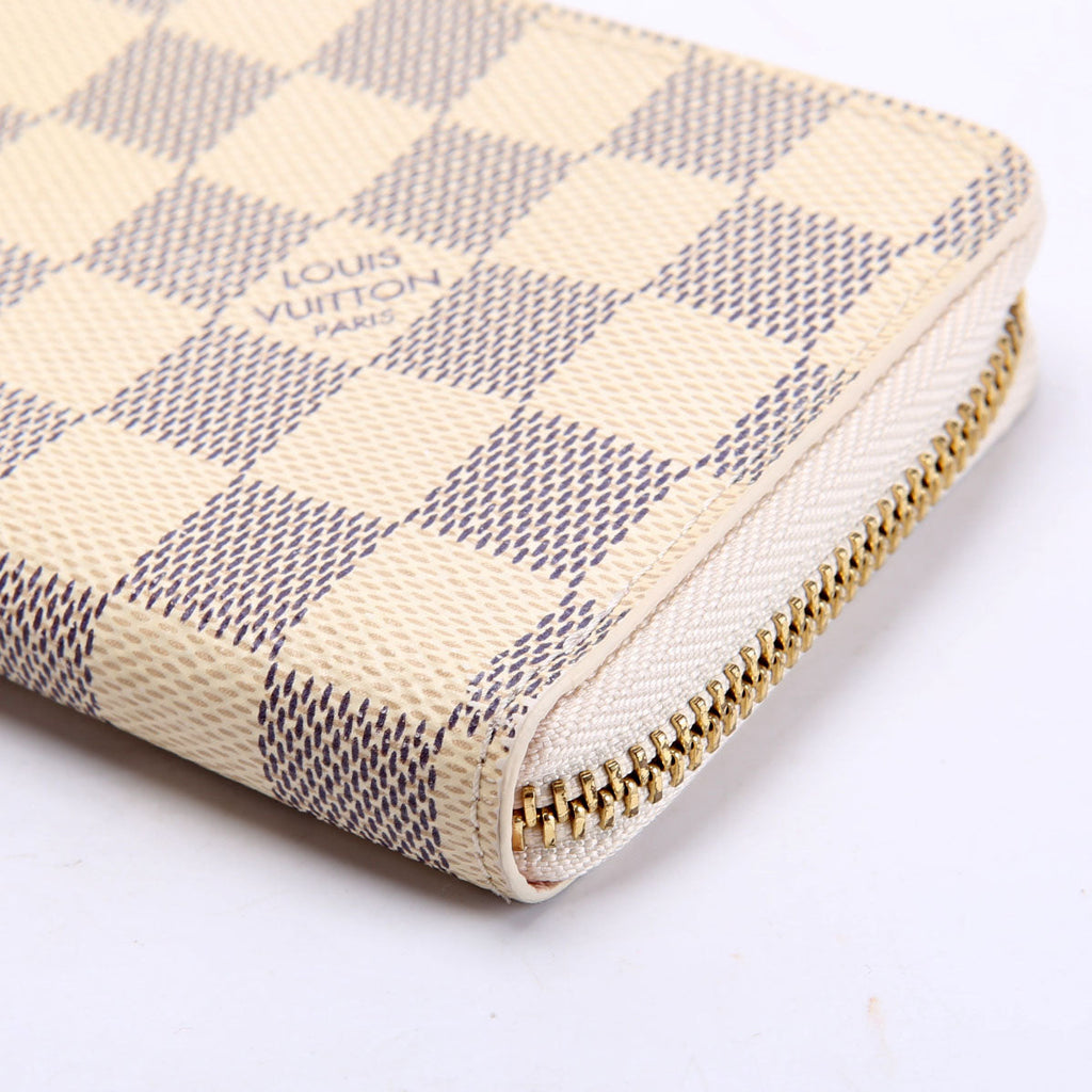 Clemence Wallet Damier Azur
