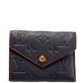 Victorine Wallet Empreinte Navy