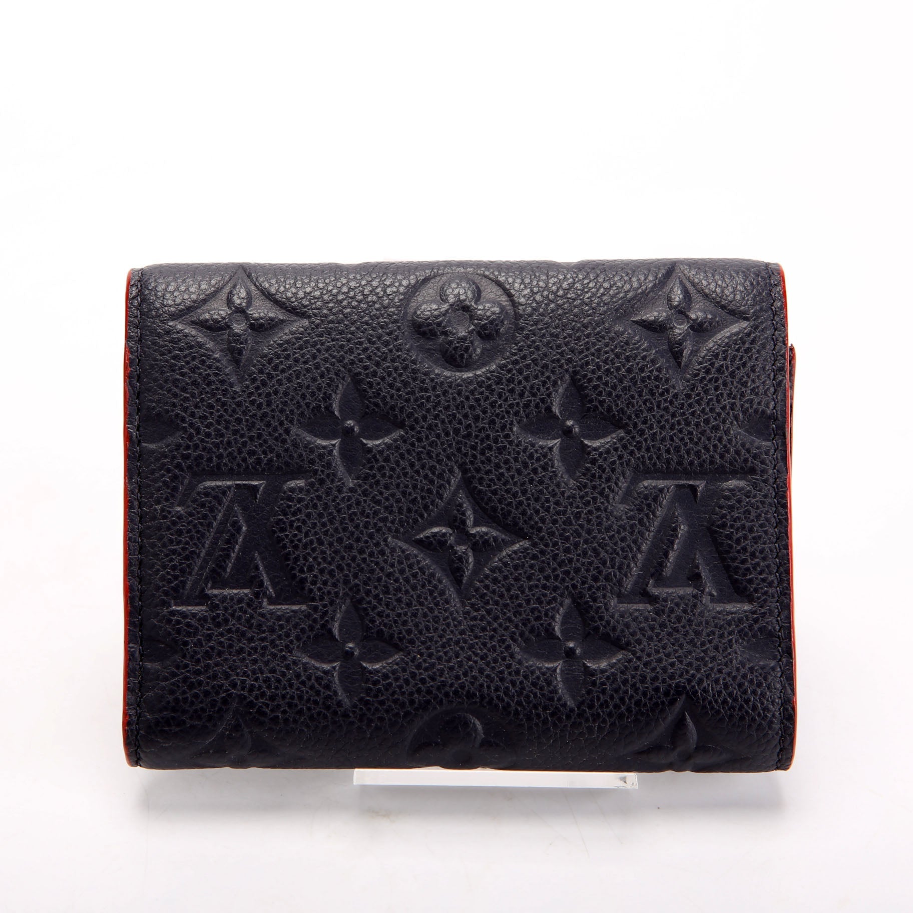 Victorine Wallet Empreinte Navy