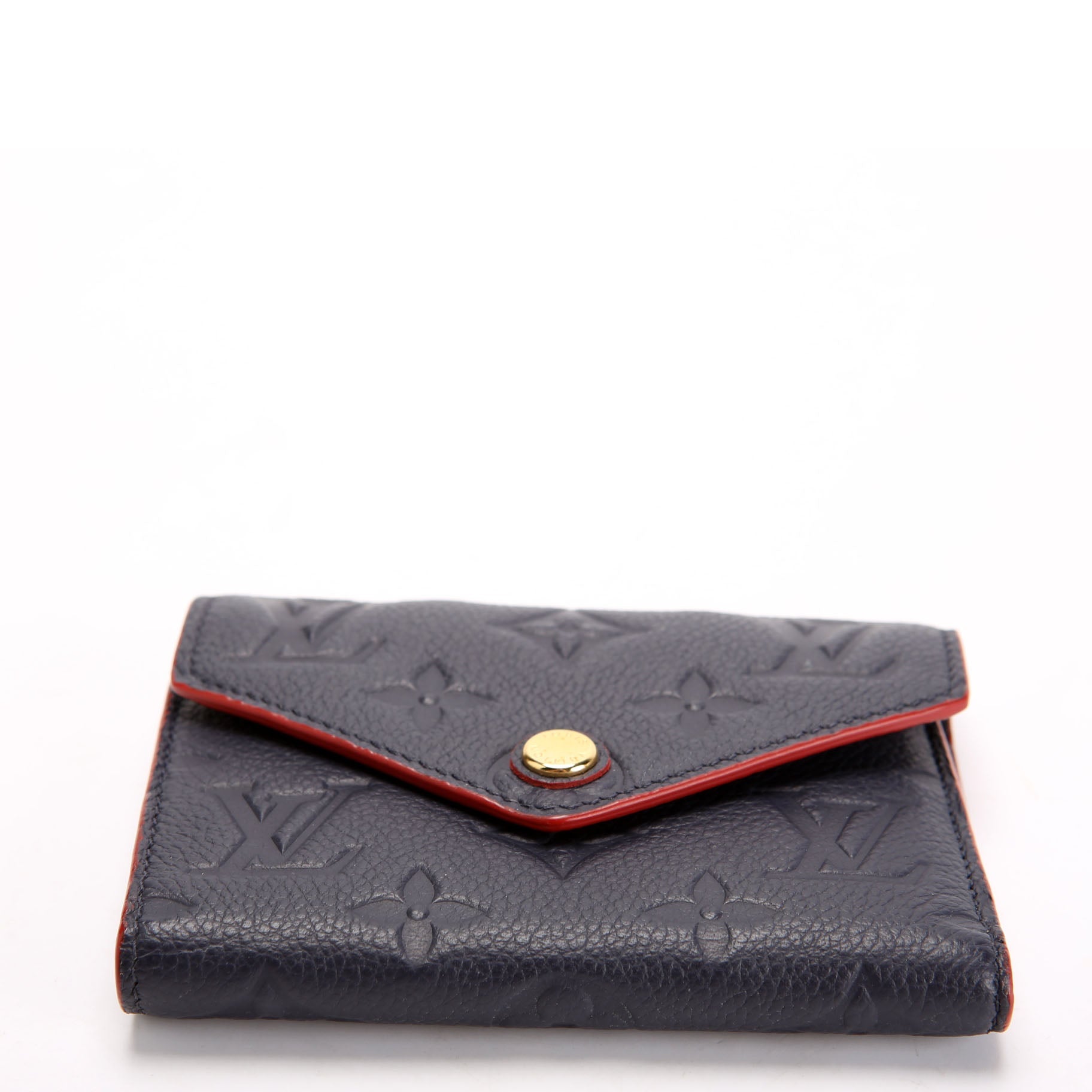 Victorine Wallet Empreinte Navy
