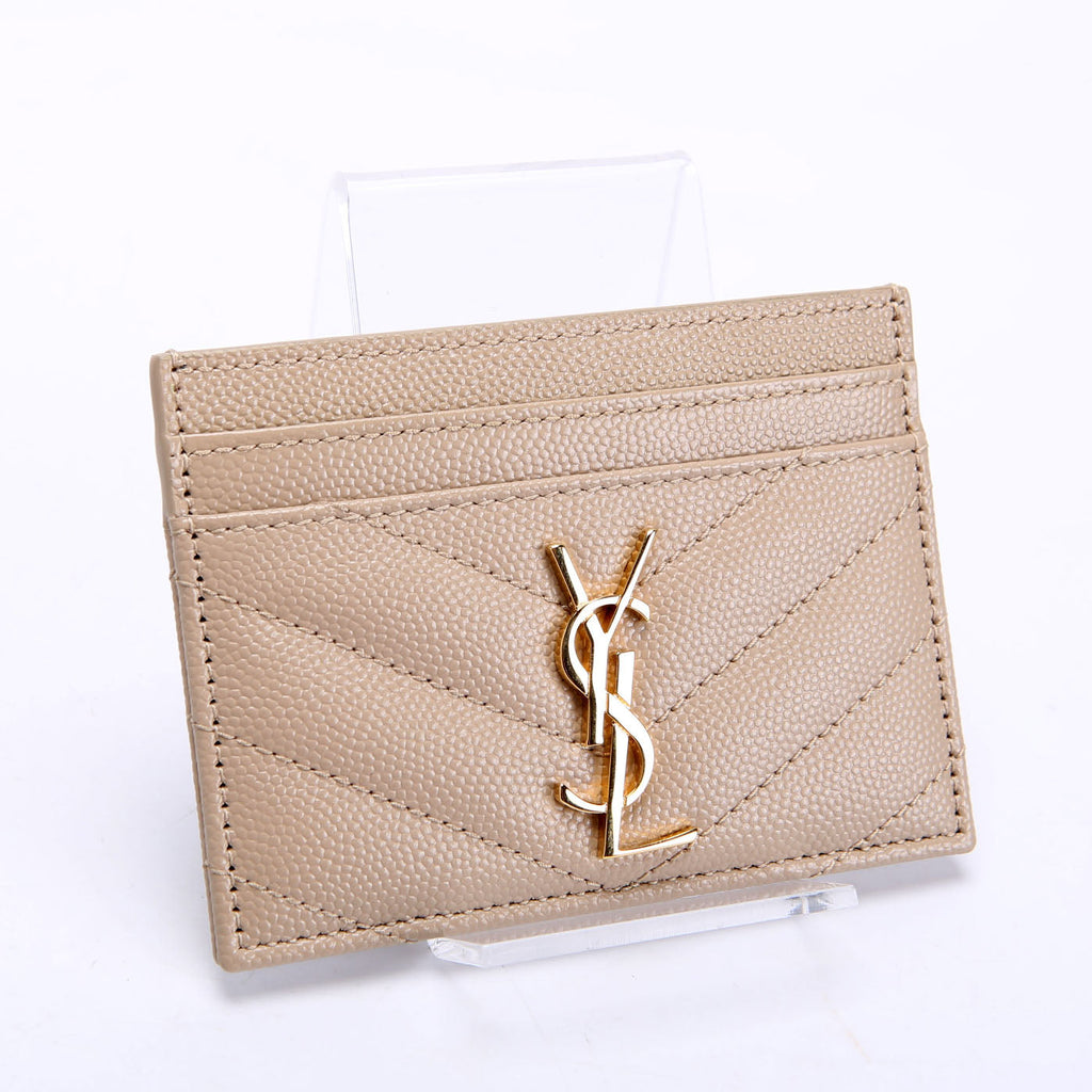 Grain De Poudre Card Holder 423291 Tan