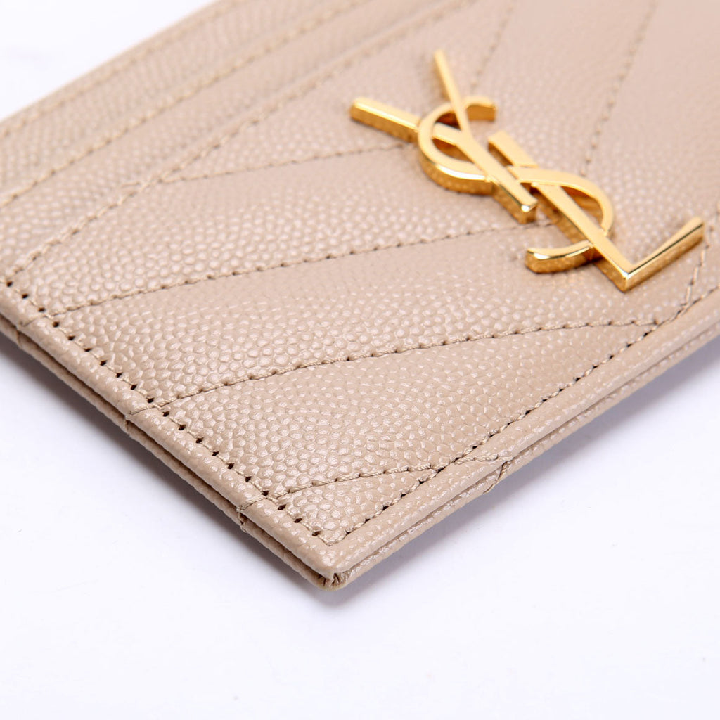 Grain De Poudre Card Holder 423291 Tan