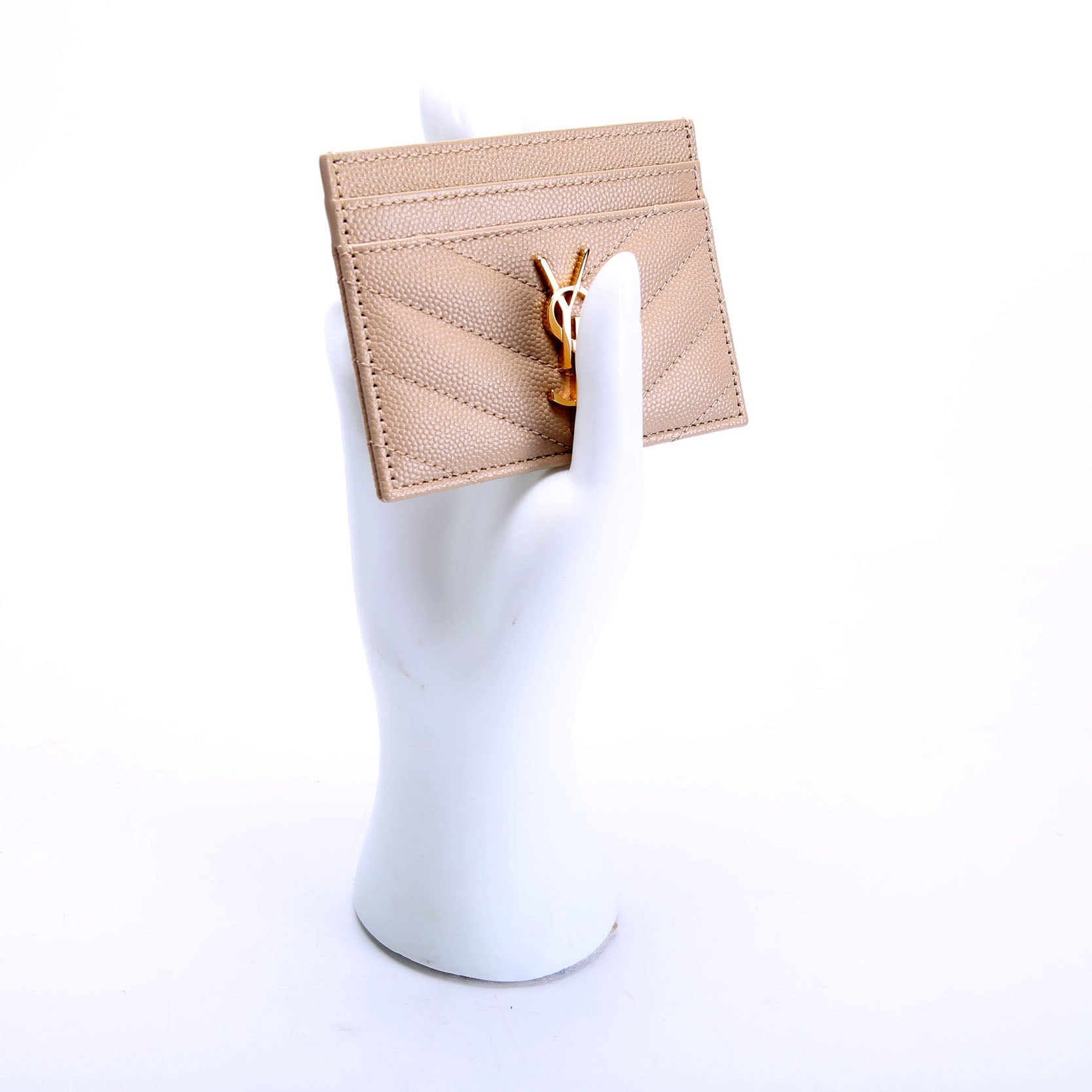 Grain De Poudre Card Holder 423291 Tan