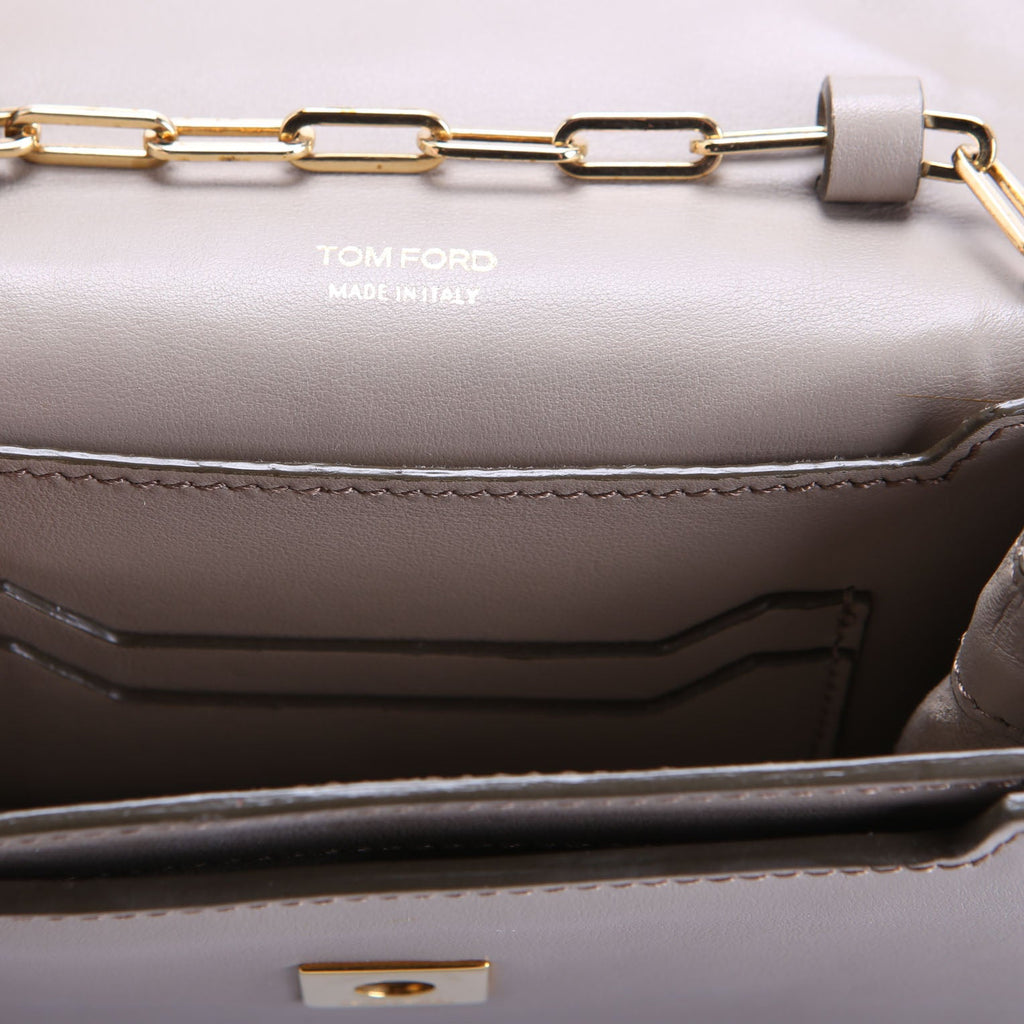 TF Small Chain Crossbody Taupe