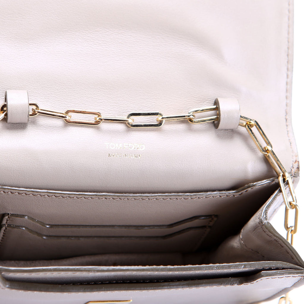 TF Small Chain Crossbody Taupe
