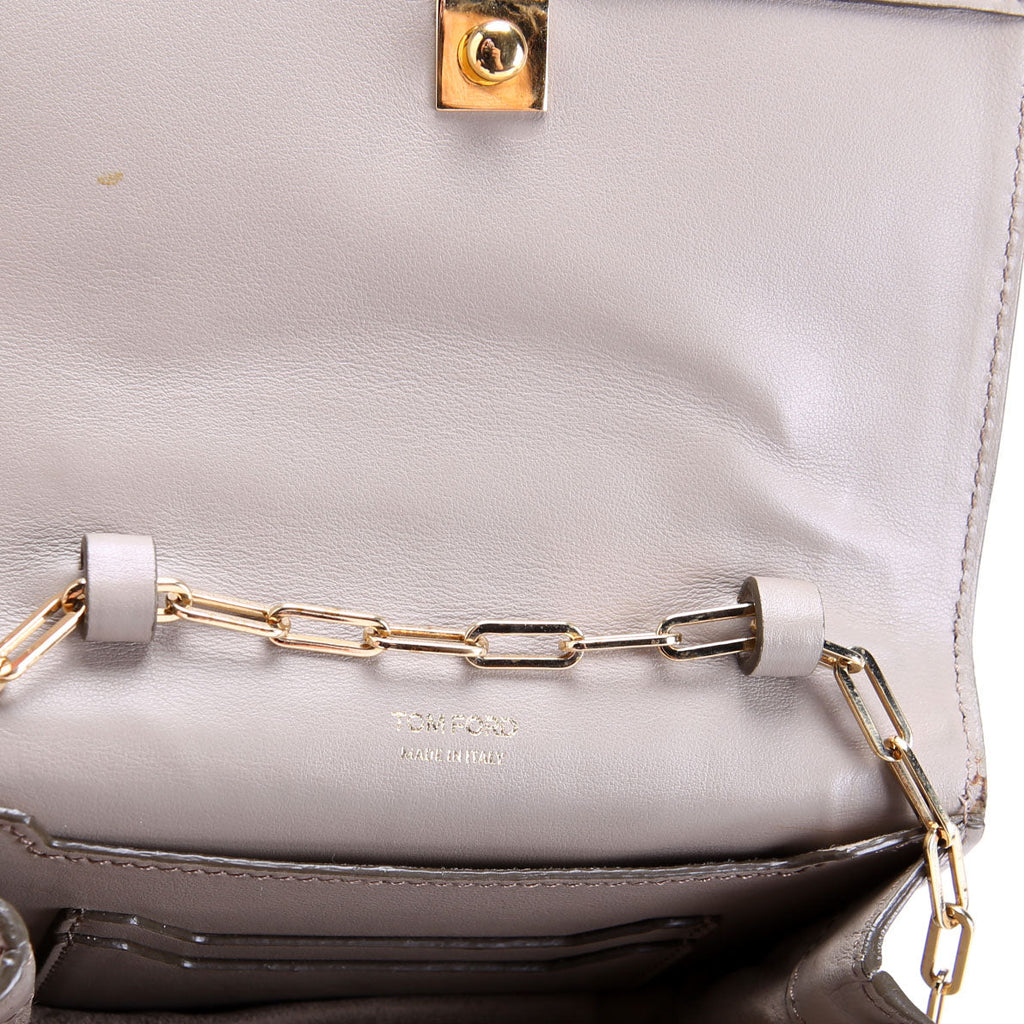 TF Small Chain Crossbody Taupe
