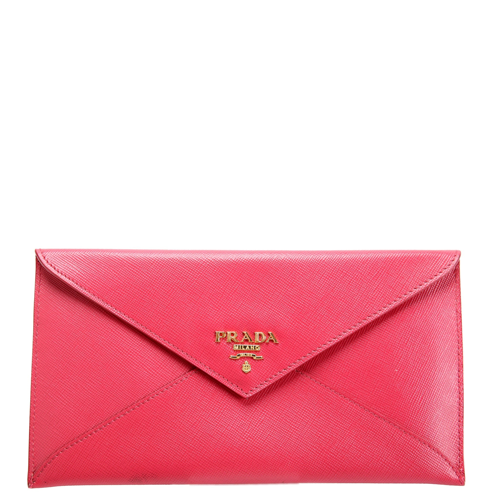 Prada Vitello Move Envelope Wallet Pink