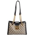 498156 Padlock GG Small Tote Beige/Black