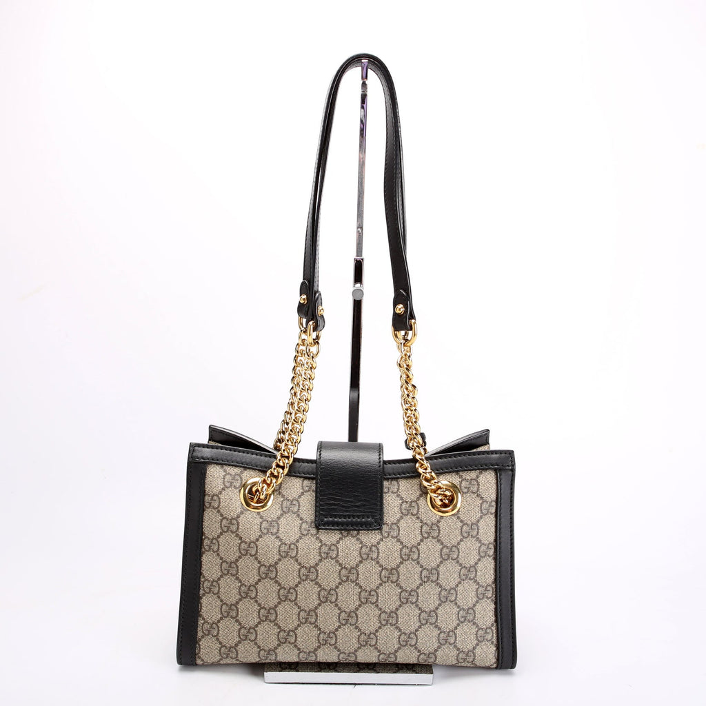 498156 Padlock GG Small Tote Beige/Black