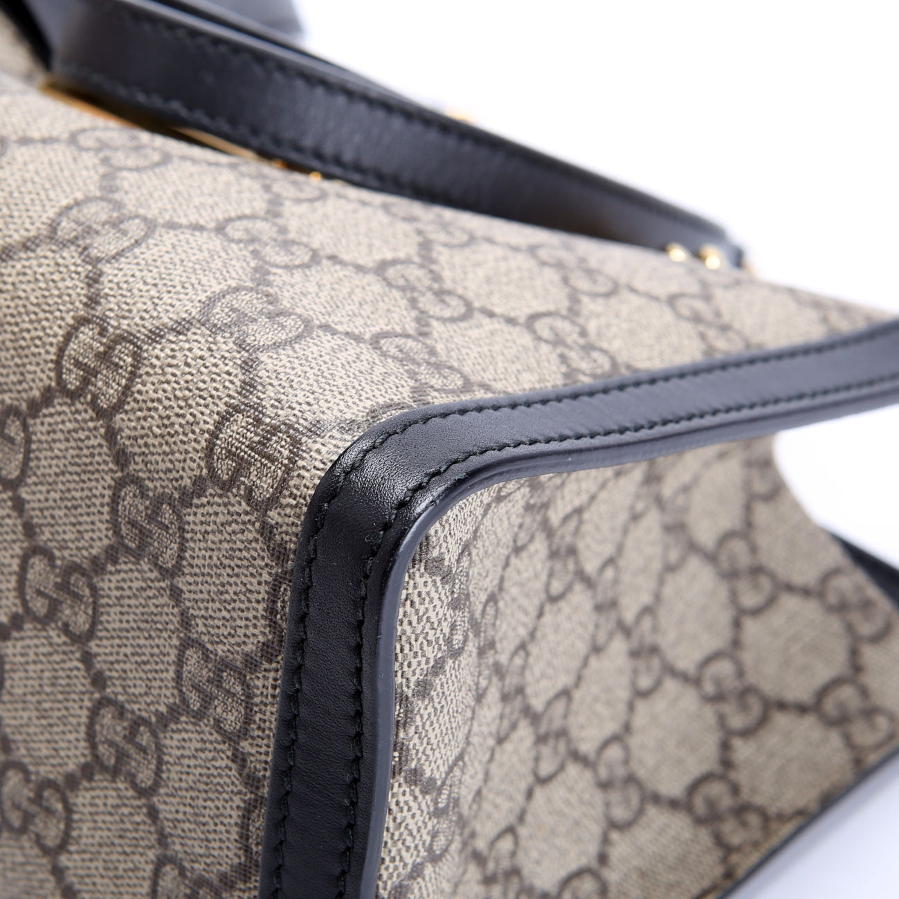 498156 Padlock GG Small Tote Beige/Black