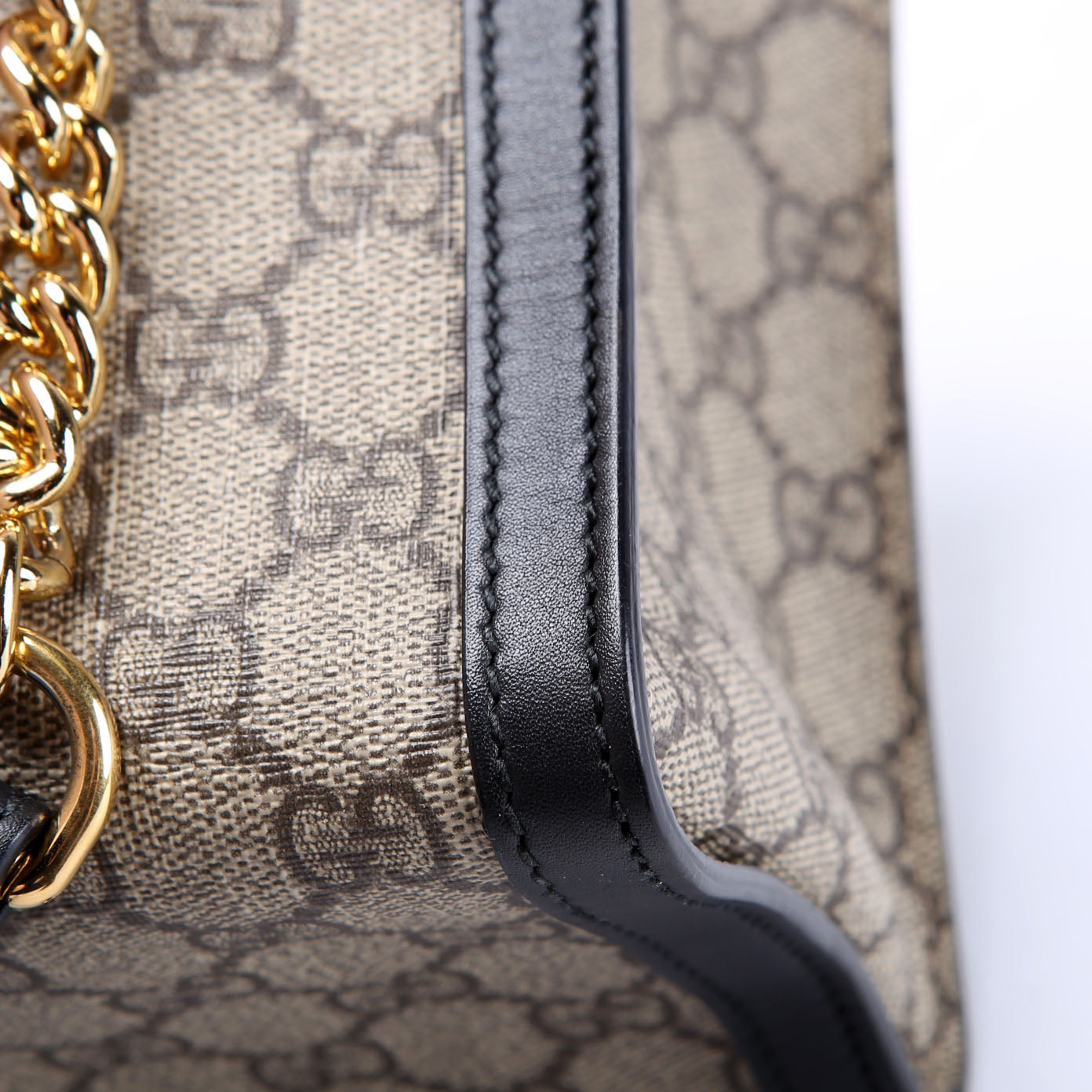 498156 Padlock GG Small Tote Beige/Black