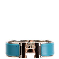 Clic Clac Wide GM Bracelet Silver/Blue