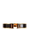 Clic Clac Narrow GM Bracelet Gold/Black