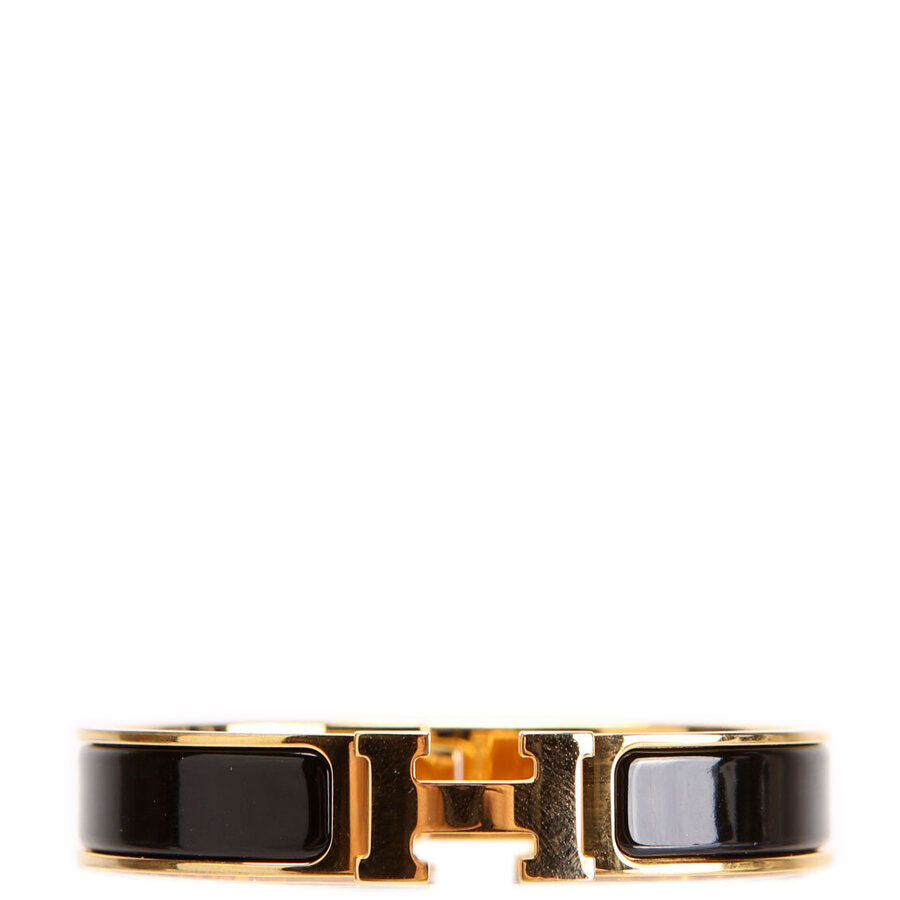 Clic Clac Narrow GM Bracelet Gold/Black