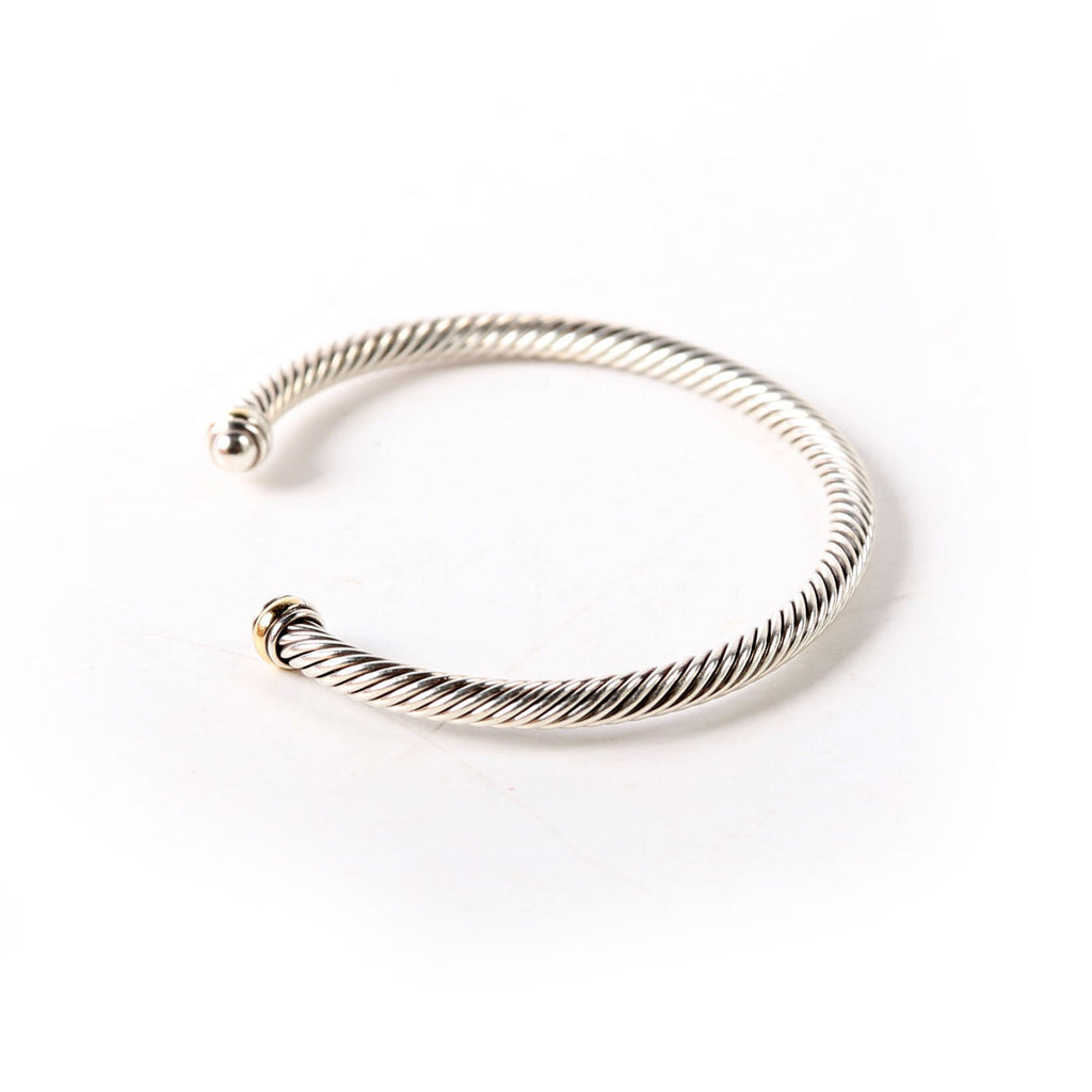 Classic Cable 4MM Bracelet 925/750