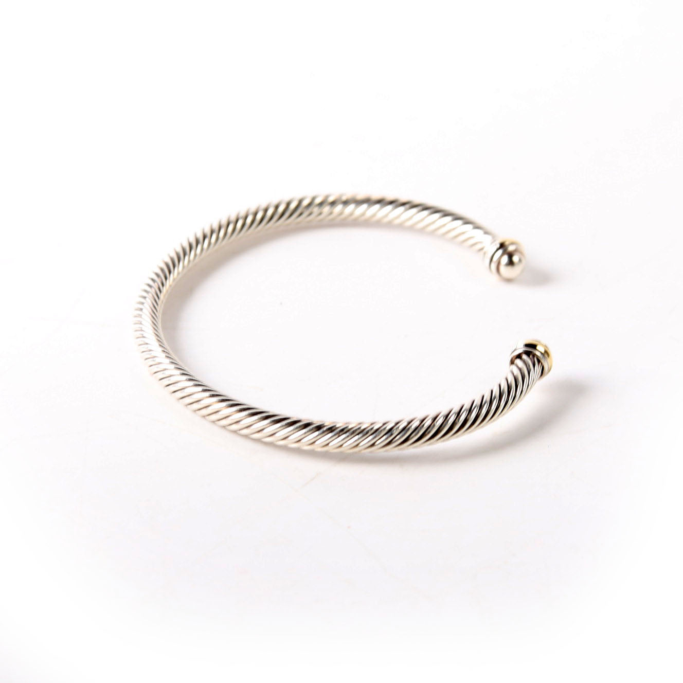 Classic Cable 4MM Bracelet 925/750
