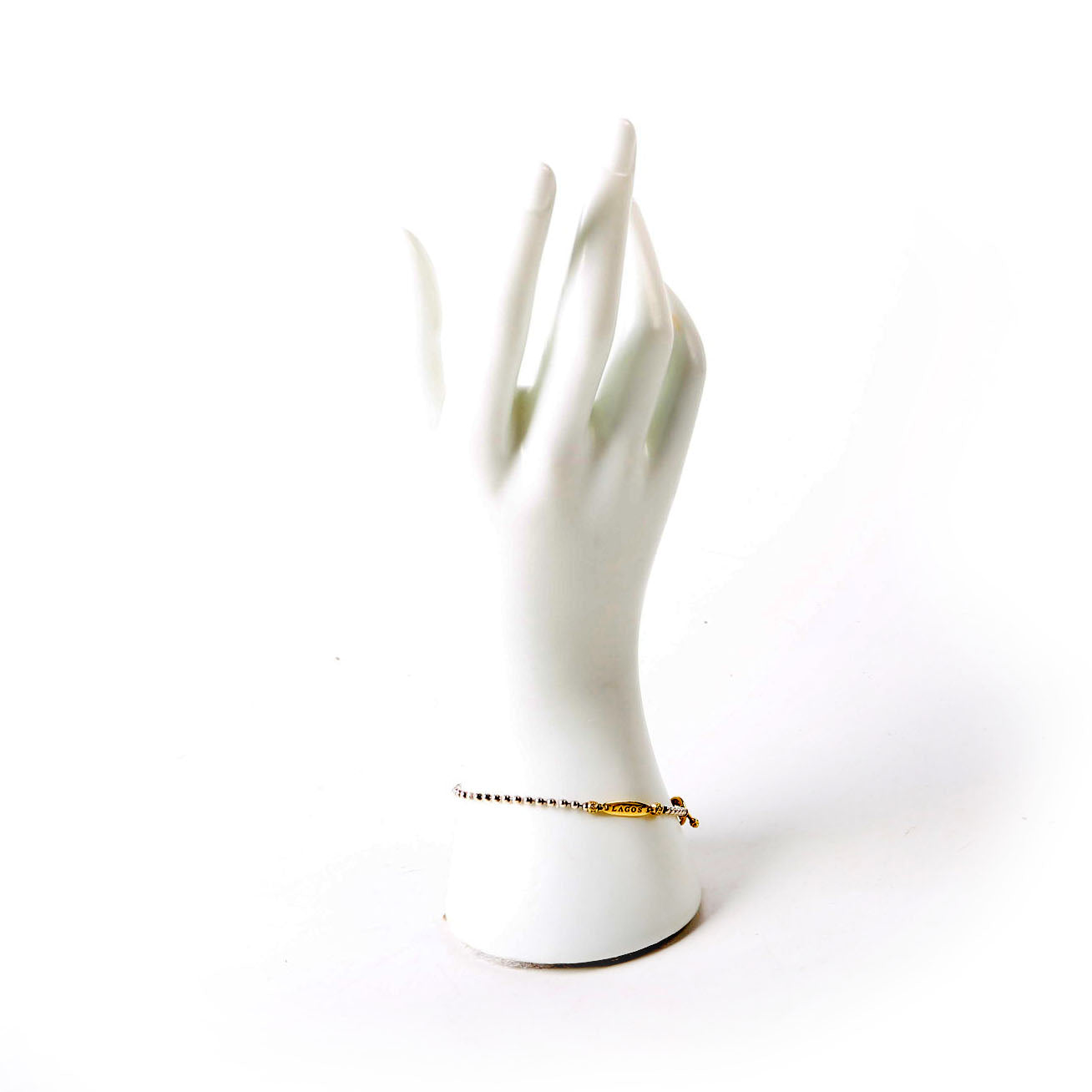 Ball Chain Toggle Bracelet 925/750