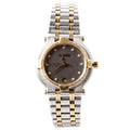 G Logo 9000L Stainless Steel/Diamond Watch Silver/Gold
