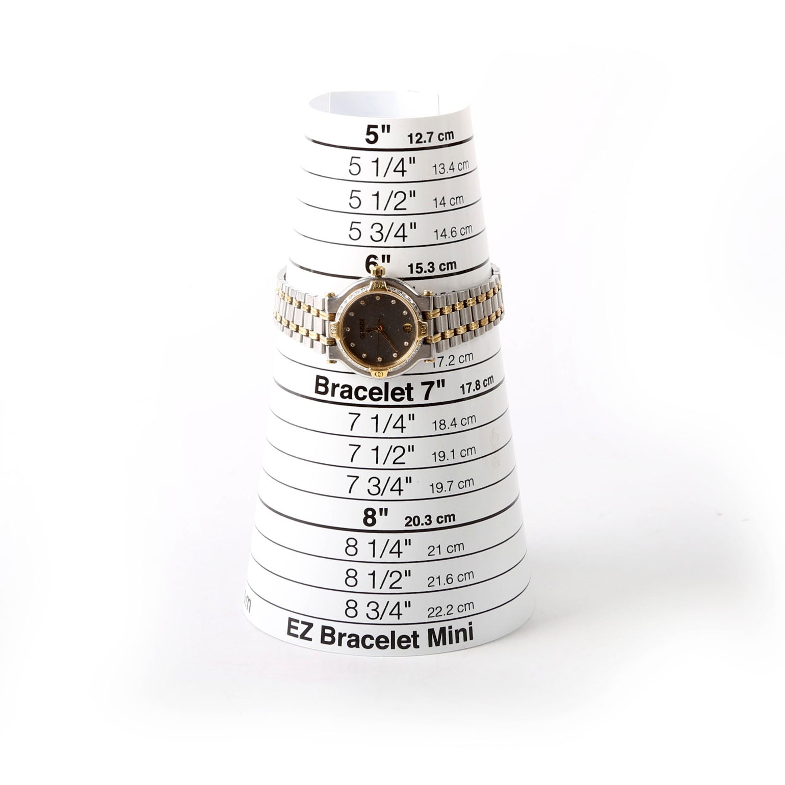 G Logo 9000L Stainless Steel/Diamond Watch Silver/Gold